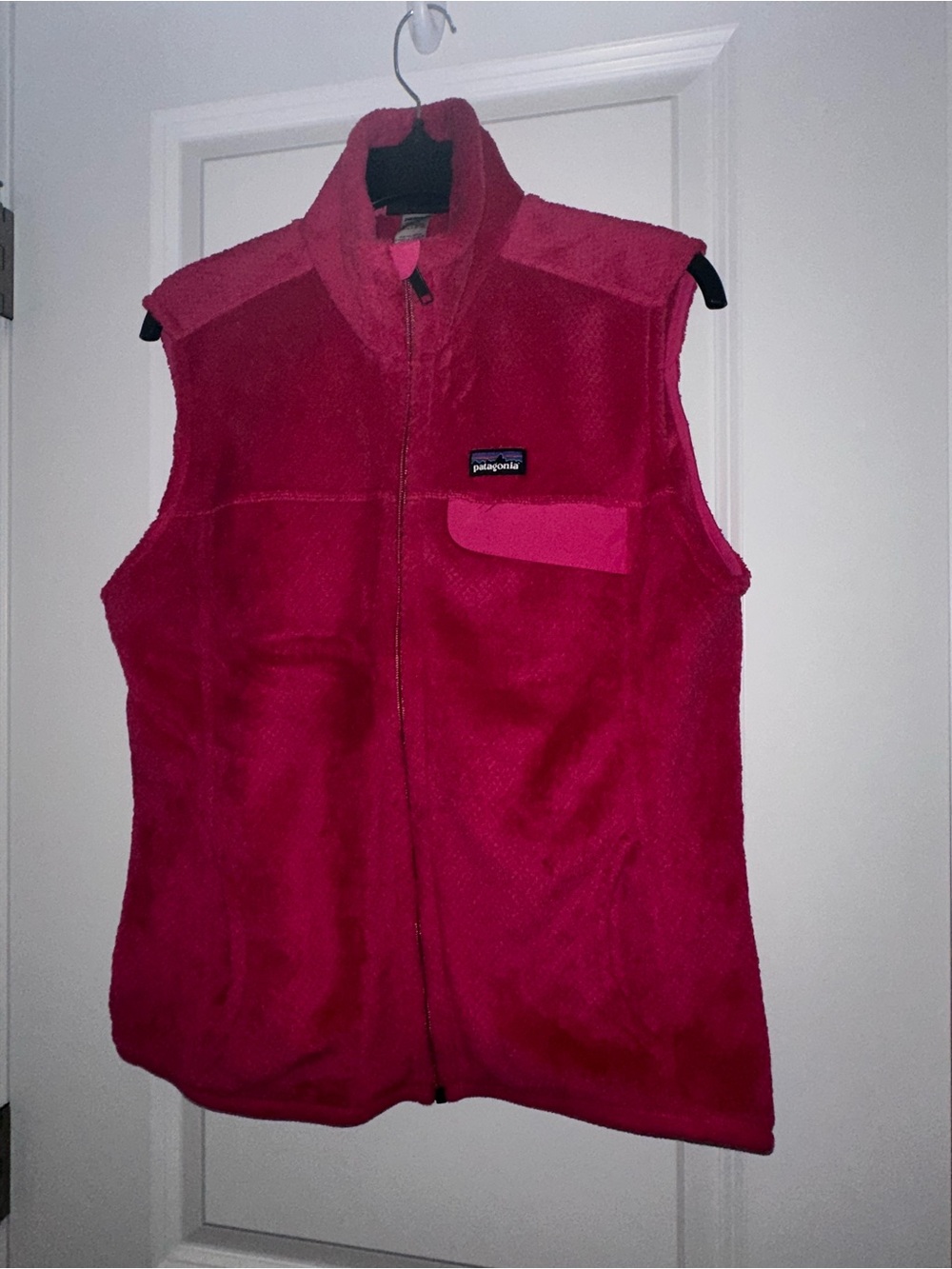 Patagonia Bright Raspberry Fleece Vest